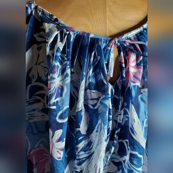 Lane Bryant Womens Spring/Summer Blouse Cascading Ruffles Size 18/20 - Picture 8 of 11